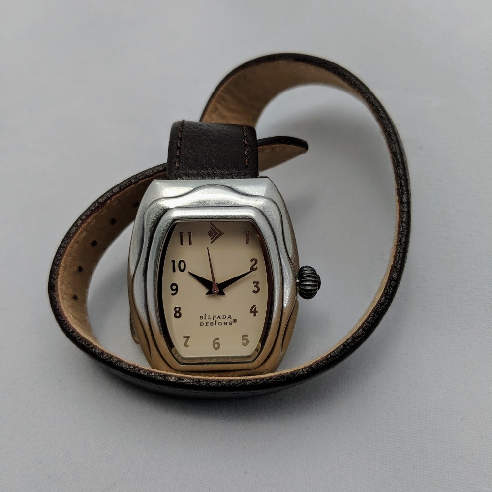Silpada leather watch